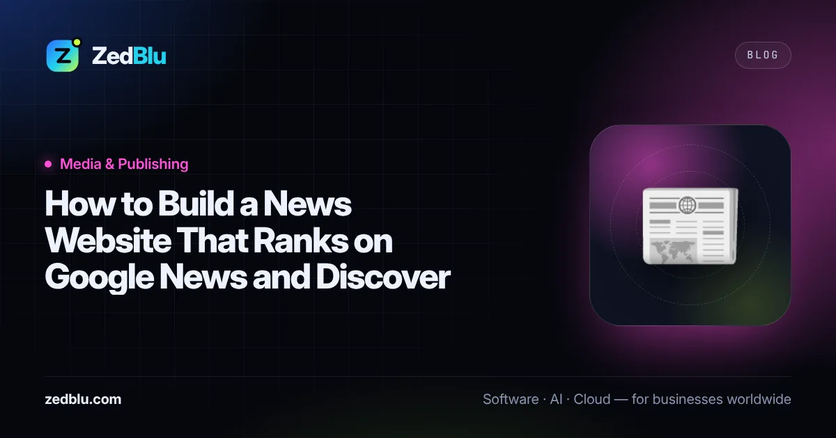 How to Build a News Website That Ranks on Google News and Discover